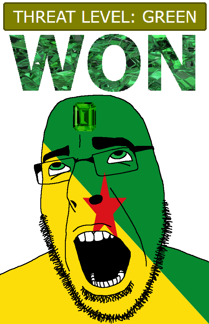 cobson, ahegao, country, emerald, flag, france, french guiana, gem, glasses, green