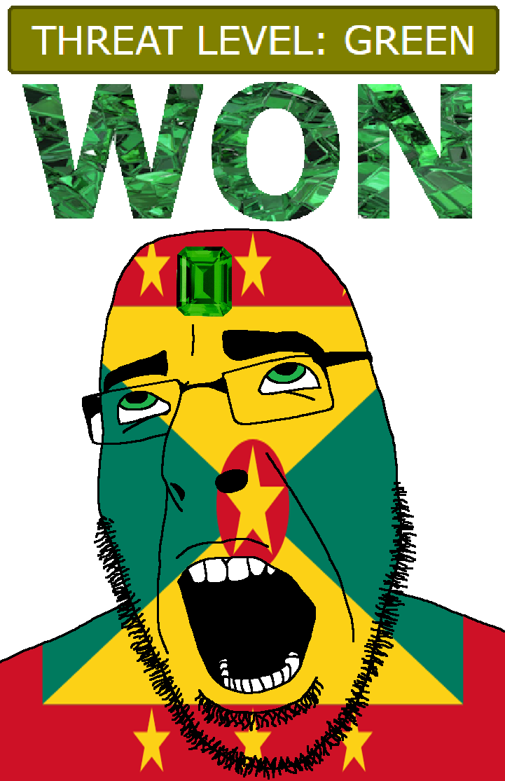 cobson, ahegao, country, emerald, flag, gem, glasses, green, green eyes, grenada