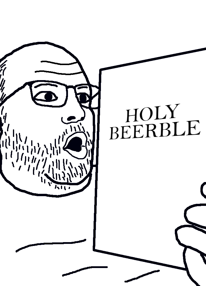 book soyjak, alcohol, beer, bible, book, chin, double chin, drink, fat, glasses