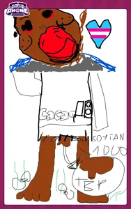 chudjak, jartycuck, animal, big lips, brown skin, bug, bugs, drink, feet, flies