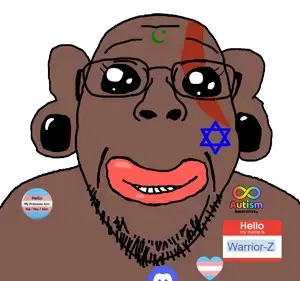 kratos, bernd, oh my god she is so attractive, autism, bald, brown skin, discord, discord logo facial mark, ear, glasses