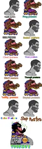 gigachad, chudjak, jartycuck, patrick, slopjak, autism, award, drawing, transgender pride flag, toonsoy