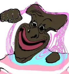 unknown, brown skin, brown troonjak, distorted, eyebrows, hands, lee clottson, lips, nigger, nose