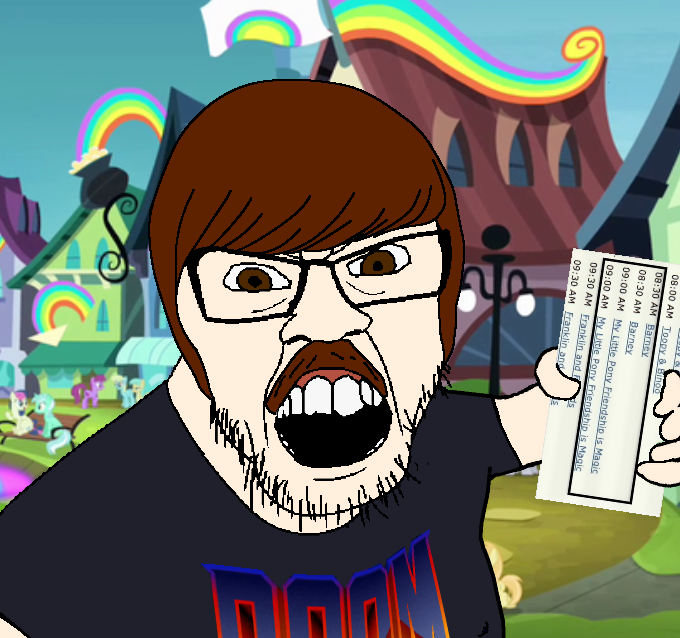 lee goldson, feraljak, 99, animal, barneyfag, berry punch, bon bon, brown hair, brown mustache, clothes