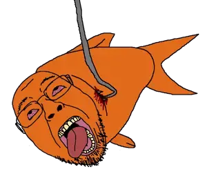 bernd, gapejak, fishjak, ack, animal, bait, blood, bloodshot eyes, dead, fish