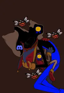 pomni, chudjak, jartycuck, slopjak, jartybug, award, bed, black skin, cute, discord