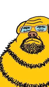 neckbeardjak, jannyjak, bald, closed eyes, closed mouth, doh, fat, glasses, janny, neckbeard