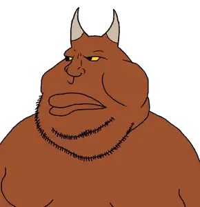 meximutt, demon, fat, horns, mutt, obese