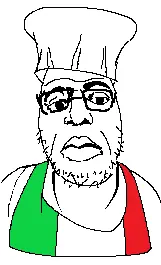 ilfjak, apron, chef, clothes, country, flag, glasses, hat, italy, soyjak
