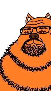 neckbeardjak, animal, bald, cat, cat ears, closed eyes, closed mouth, ear, ears, fat