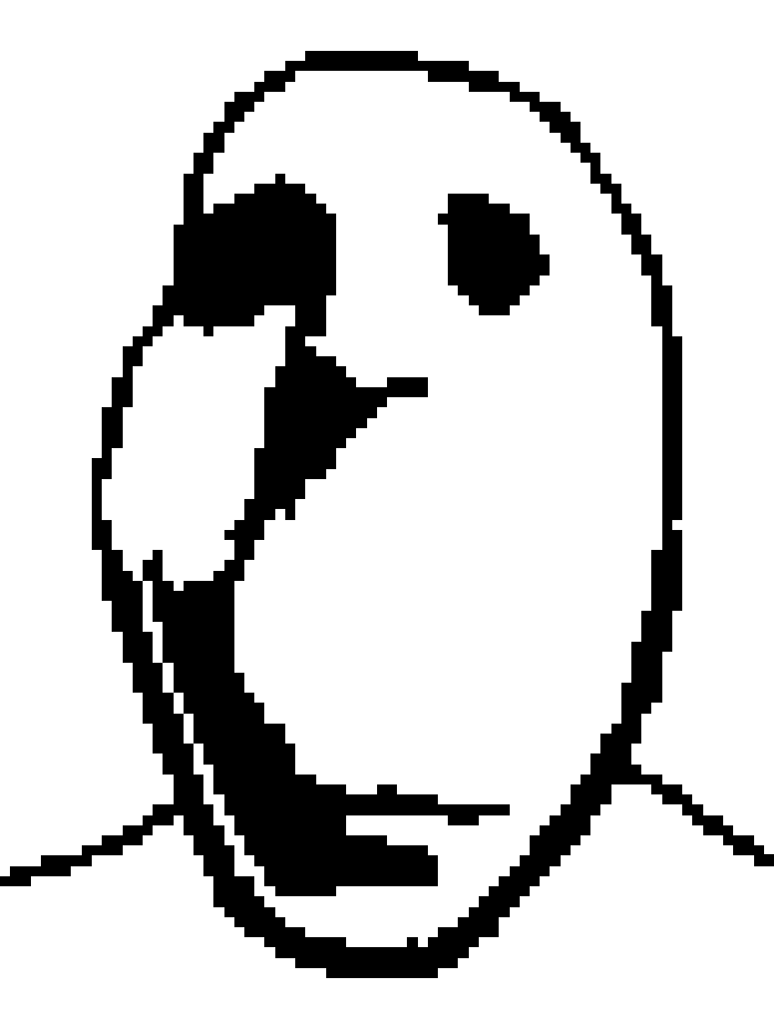 gapejak, evanjak, 1soyjak, black eyes, closed mouth, evan, high res, monochrome, no beard, no glasses