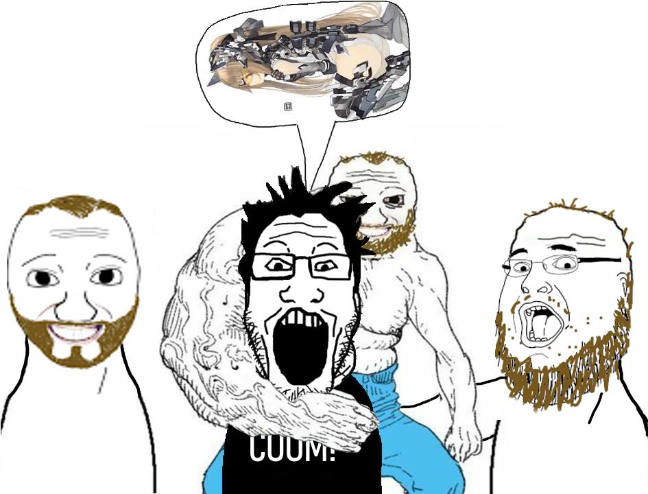 tank (left 4 dead), fatjak, markiplier soyjak, coomerjak, android, anime, anime girl, company, coomer, female