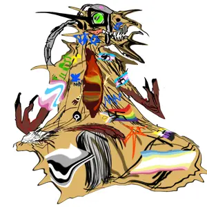 unknown, allocel, animal, brain in capsule, deformed, dinosaur, fat, femboy, gay, jews
