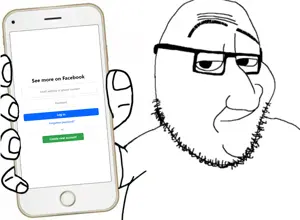 smugjak, phoneplier vertical, facebook, holding object, holding phone, iphone, phone, sign in, smug