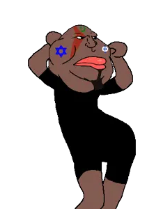 kratos, meximutt, animated, anime, black skin, brown eyes, brown skin, caramelldansen, islam, queen of spades
