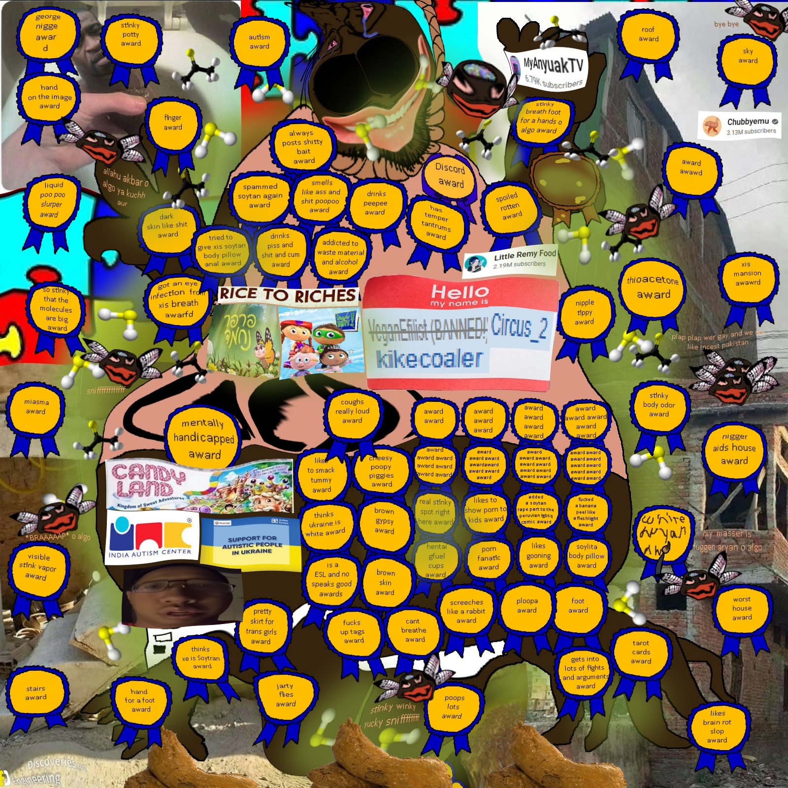 george floyd, bernd, chudjak, jartycuck, jartyfly, patrick, slopjak, jartybug, animal, ass